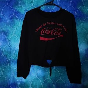 Coca Cola cropped long sleeve